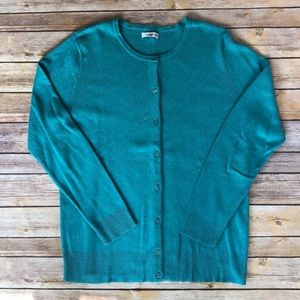 Croft & Barrow Teal Cardigan Sweater